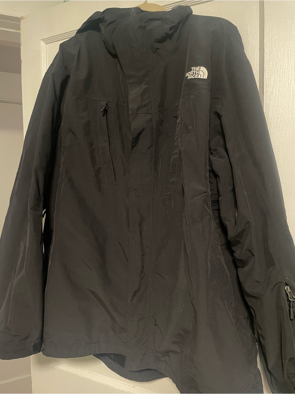 The North Face Black Hooded Jacket Shell